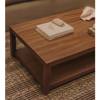 Sashi solid wood coffee table THE SHAPE