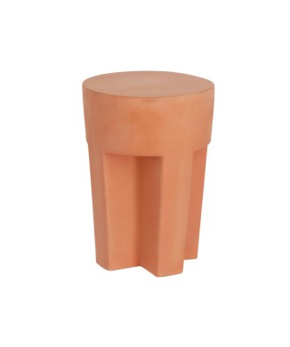 Vilena terracotta coffee table Ø 33 cm