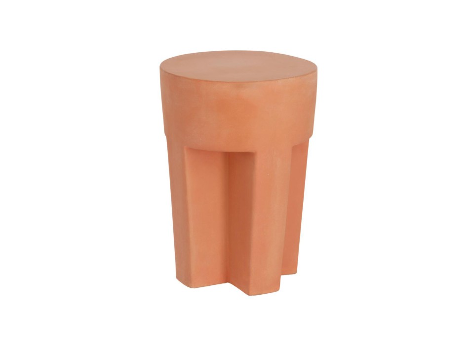 Vilena terracotta coffee table Ø 33 cm