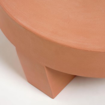Vilena terracotta coffee table Ø 60 cm