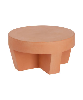 Vilena terracotta coffee table Ø 60 cm