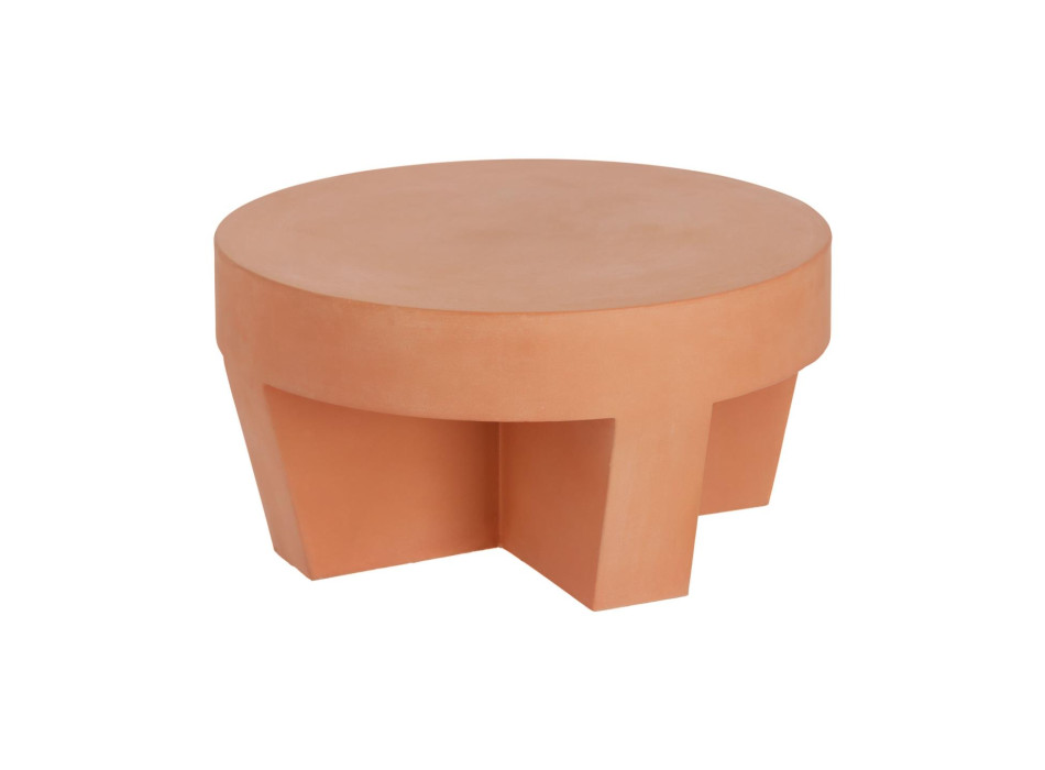 Vilena terracotta coffee table Ø 60 cm