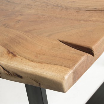 Alaia table in solid acacia wood