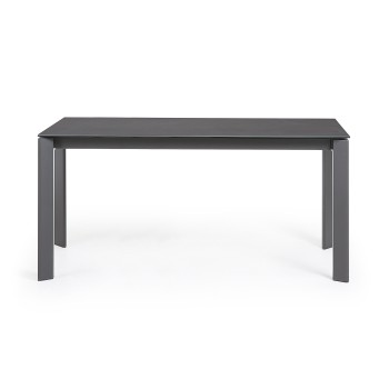 Axis extendable table in Vulcano porcelain, 220cm
