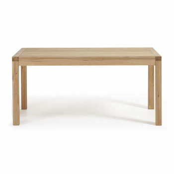Briva extendable table in oak veneer with natural finish 180 (230) x 90 cm