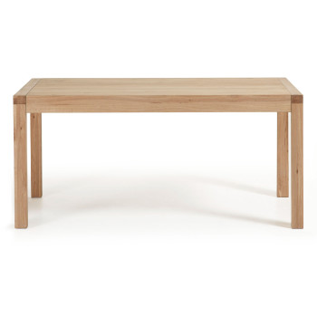 Briva extendable table in oak veneer with natural finish 180 (230) x 90 cm