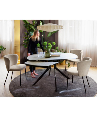 Giove 140 extendable table by CONNUBIA