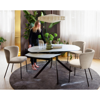 Giove 140 extendable table by CONNUBIA