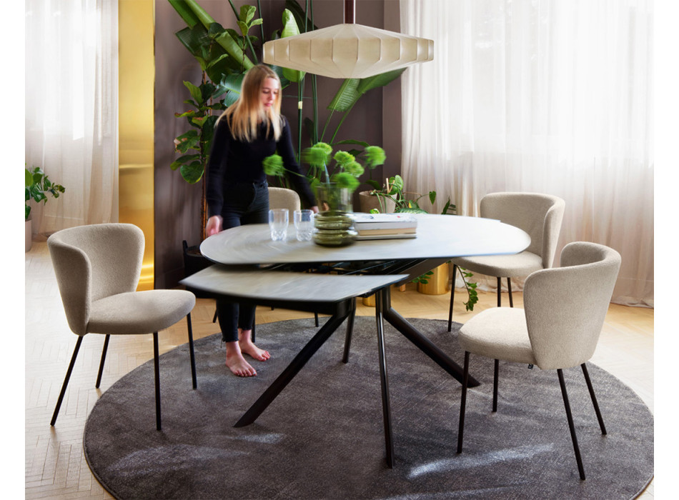 Giove 140 extendable table by CONNUBIA