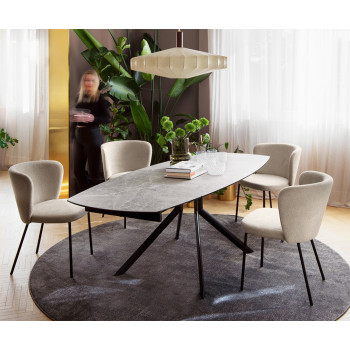 Giove 140 extendable table by CONNUBIA