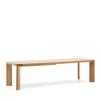 Jondal extendable table in solid wood and oak veneer FSC 100% 240 (32