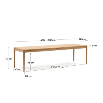 Lenon extendable table THE SHAPE