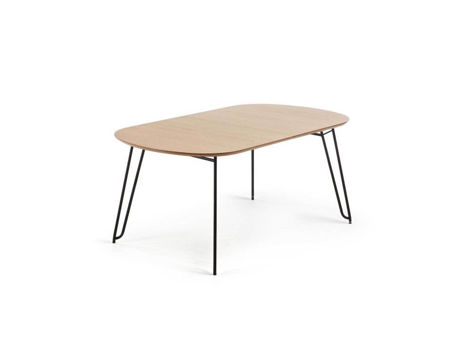 Novac extendable table 170 (320) x 100 cm, natural oak veneer