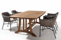 AMALFI Table 180/240x110 + 4 NICE CHAIRS