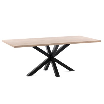 Argo table 200 cm natural melamine legs natural Sonoma