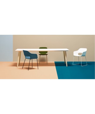 BABILA TABLE TBA 200X100 - TBA 240X100 - TBA 300X 100 PEDRALI