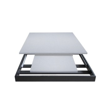 Bernadette Table - Extendable Table 90x120/180 cm Bernadette White Ash Anthracite Frame