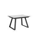 Bernadette extendable table 90x120/180 cm with anthracite frame
