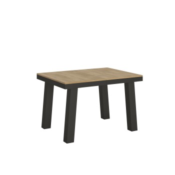 Bridge Evolution Table - Extendable table 90x120/224 cm Bridge Evolution White Ash with Anthracite frame
