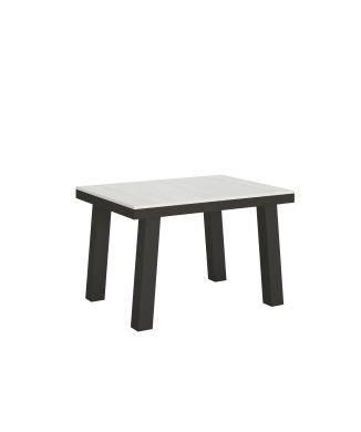 Bridge Evolution Table - Extendable table 90x120/224 cm Bridge Evolution White Ash with Anthracite frame