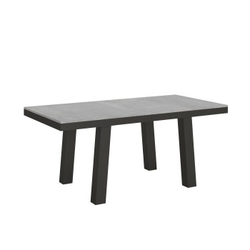 Bridge Evolution Table - Extendable Table 90x180/284 cm Bridge Evolution White Ash Anthracite Frame