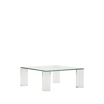 Adularia tempered glass side table