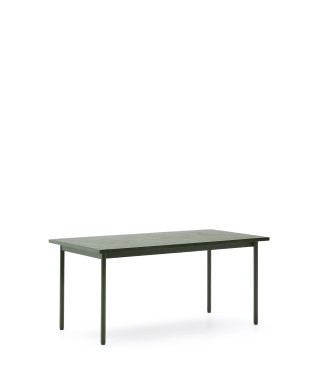 Maurina outdoor table in galvanized steel