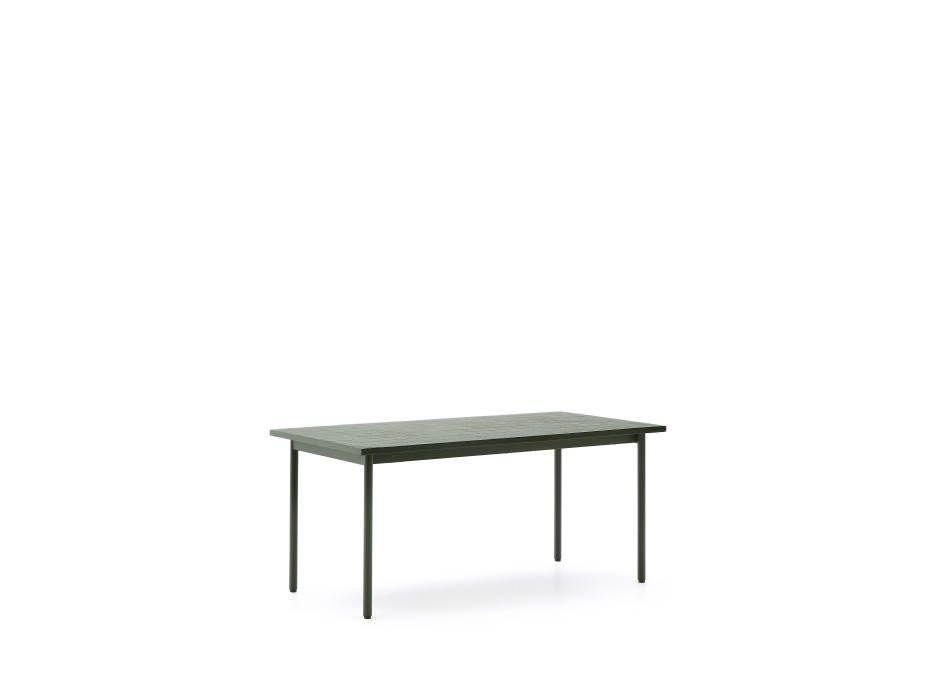 Maurina outdoor table in galvanized steel