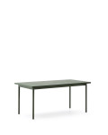 Maurina outdoor table in galvanized steel