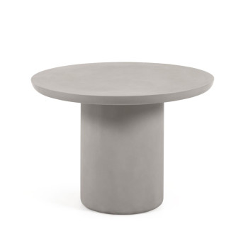 Taimi round outdoor concrete table