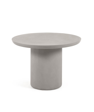 Taimi round outdoor concrete table