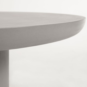 Taimi round outdoor concrete table
