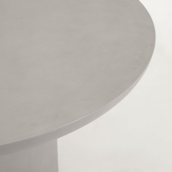 Taimi round outdoor concrete table