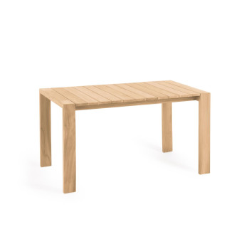 Victoire outdoor table in solid teak wood 160 x 90 cm