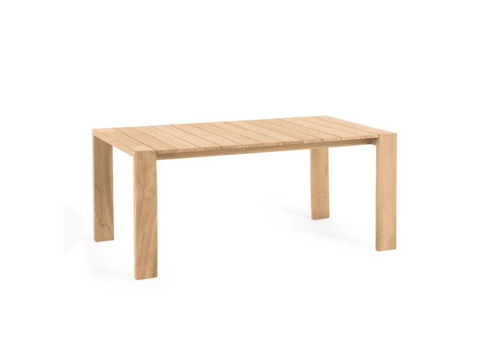 Victoire outdoor table in solid tea wood