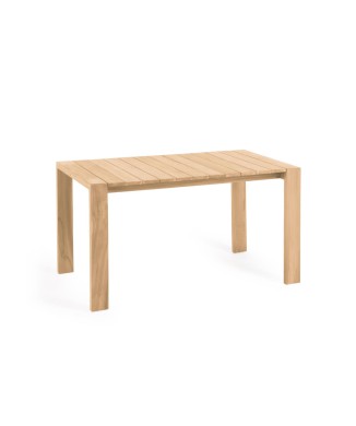 Victoire outdoor table in solid tea wood