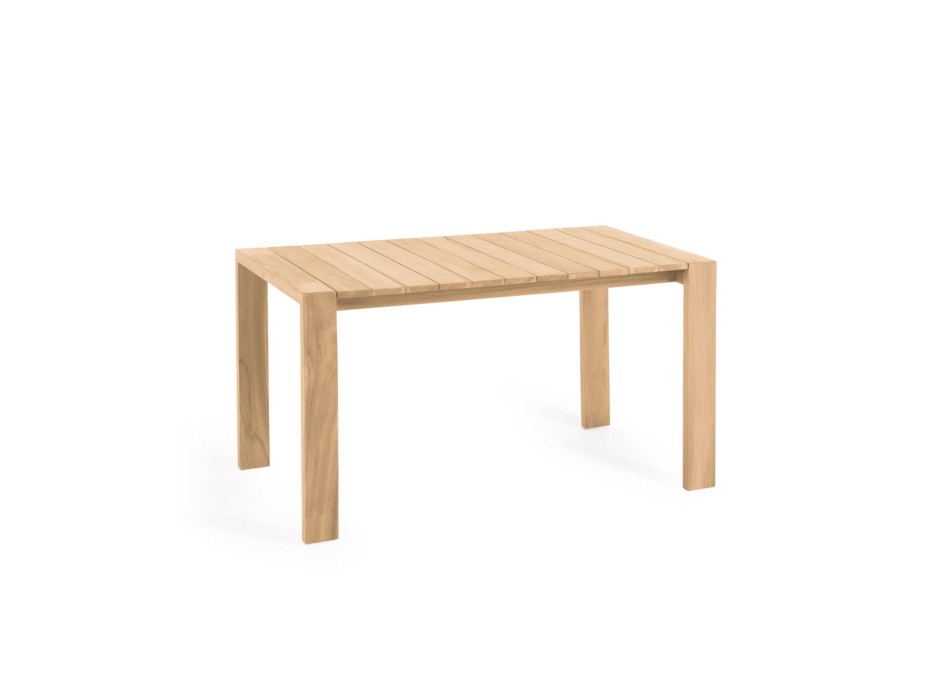 Victoire outdoor table in solid tea wood