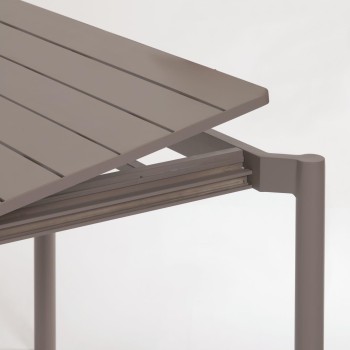Zaltana extendable aluminum outdoor table