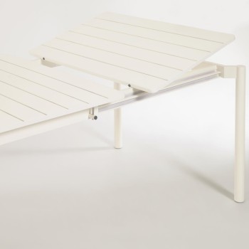 Zaltana extendable aluminum outdoor table