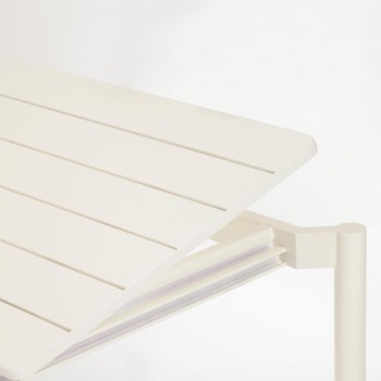 Zaltana extendable aluminum outdoor table