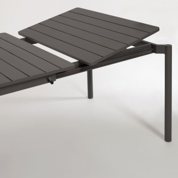 Zaltana extendable aluminum outdoor table