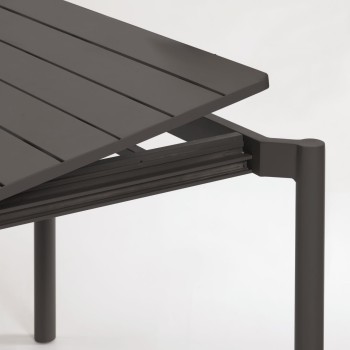 Zaltana extendable aluminum outdoor table