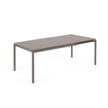 Zaltana extendable aluminum outdoor table