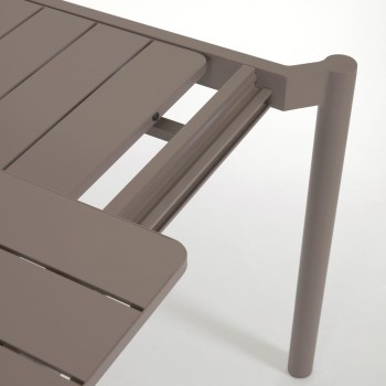 Zaltana extendable aluminum outdoor table