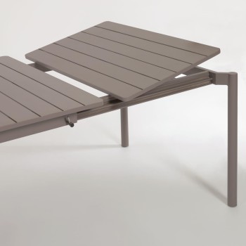 Zaltana extendable aluminum outdoor table