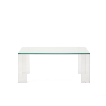 Adularia tempered glass side table