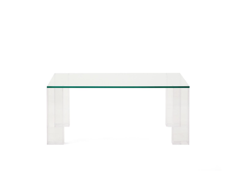 Adularia tempered glass side table