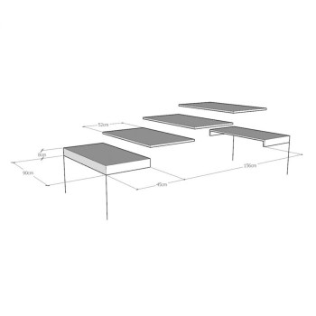 Itamoby Everyday Extendable Table 90cm