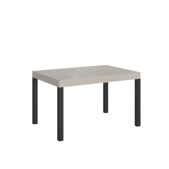 Everyday Premium table with anthracite legs D.90 - Extendable table 90X120/224 cm Everyday Premium White Ash with anthracite legs