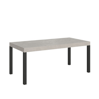 Everyday Premium table with anthracite legs D.90 - Extendable table 90x180/284 cm Everyday Premium White Ash with anthracite legs